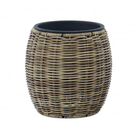 Lillepott WICKER D20xH20cm, helepruun