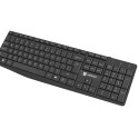 SET 2IN1 NATEC SQUID BLACK KEYBOARD + MOUSE US LAYOUT WIRELESS