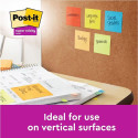 Post-it® Super Sticky Z-Notes, Carnival Colour Collection, 76 mm x 76 mm, 90 Sheets/Pad, 6 Pads/Pack