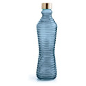 Bottle Quid Line Glass 1 L - Blue