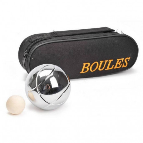 Boules komplekt Dimatel Transpordi kott Metall 5  Tükid (8 x 23 x 6,5 cm)
