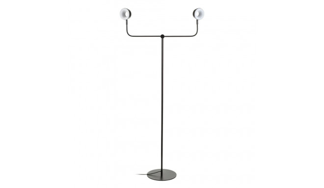 Floor Lamp 70 x 70 x 154 cm Black Steel