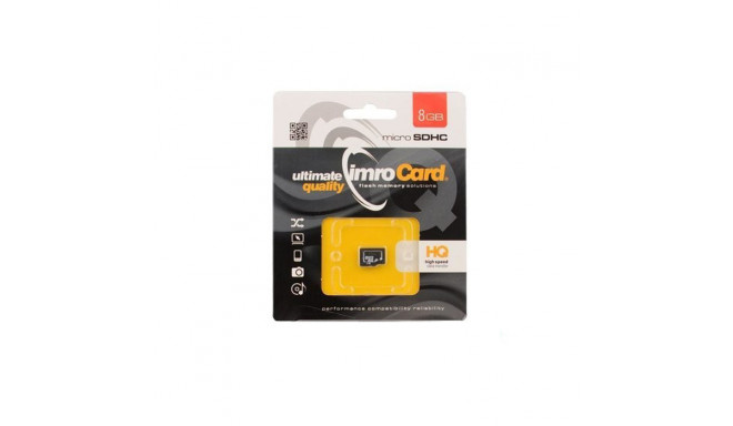 Imro memory card 8GB microSDHC cl. 10