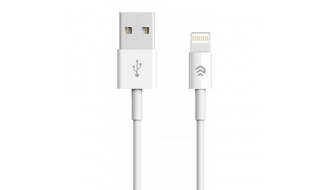 Devia cable Smart EC080 USB - Lightning 1,0 m 2,1A white