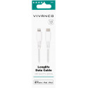 Vivanco cable Lightning - USB-C 1.5m, white (61691)