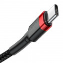 Baseus Cafule Cable USB-C PD 2.0 QC 3.0 60W 2m (Black+Red)