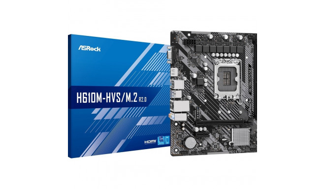 Asrock H610M-HVS/M.2 R2.0 Intel H610 LGA 1700 micro ATX