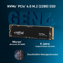 Crucial P3 Plus - 1TB - SSD - M.2, PCIe 4.0 x4