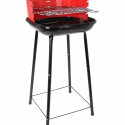 Jalgadega Söegrill Grill 41 x 41 x 74 cm Punane/Must