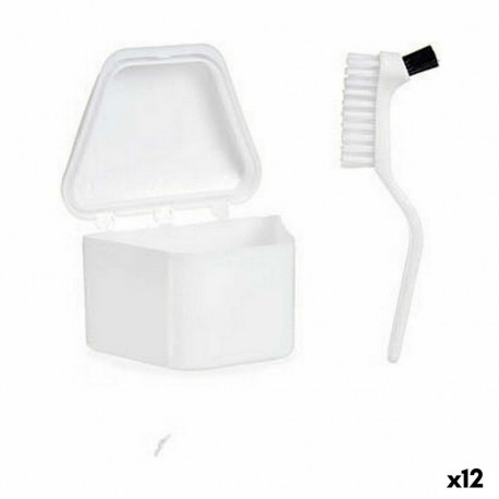 Denture Set Berilo White polypropylene (12 Units)