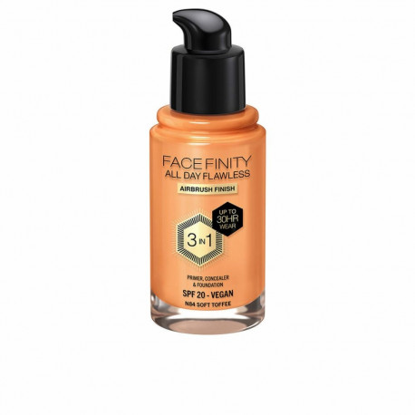 Meigi aluskreem Max Factor Face Finity All Day Flawless Nº N84 Soft toffee N84-Soft Toffee Spf 20 30