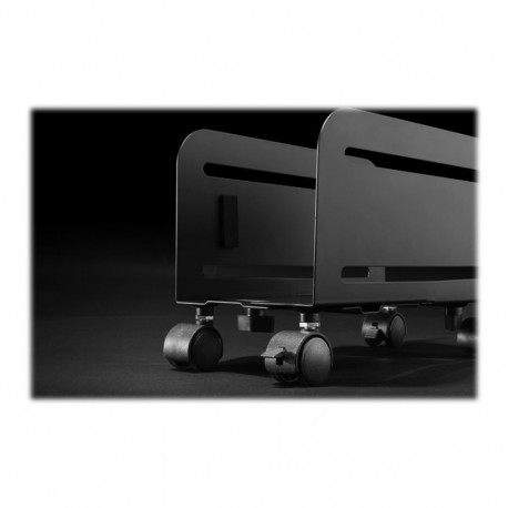 NEOMOUNTS Mobile CPU/PC Holder widh 12-21cm max 10kg portable 4 casters lockable black