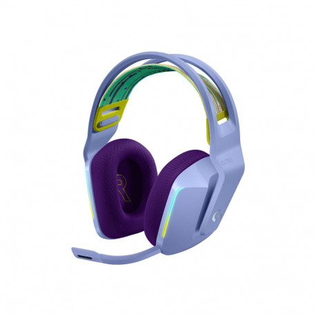 LOGITECH G G733 LIGHTSPEED juhtmevaba RGB mängurikomplekt täissuuruses 2.4 GHz juhtmevaba lilla