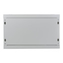 DIGITUS DN-WU19 06U/600 DIGITUS Wall Mount Cabinet 19 6U 368/600/600mm, glass door, grey, unmounted