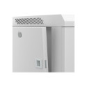 NETRACK 019-180-66-021 Netrack wall/hanging cabinet 19,18U/600 mm,glass door,grey,remov. side pan.