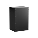 NETRACK 019-180-645-022 Netrack wall/hanging cabinet 19,18U/450 mm,glass door,black,remov. side pan.