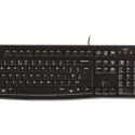 Logitech klaviatuur K120 US, must