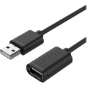 UNITEK Y-C447GBK Unitek USB extension converter USB2.0 AM-AF, 0,5m Y-C447GBK