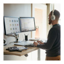 ERGOTRON LX Dual Side-by-Side Arm silver polished aluminium