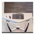 ERGOTRON LX Dual Side-by-Side Arm silver polished aluminium