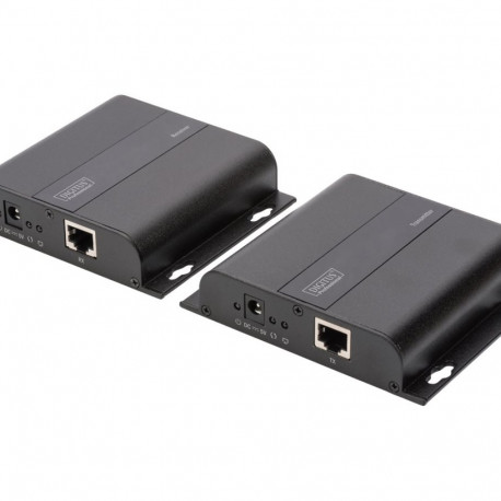 DIGITUS 4K HDMI pikendaja IP kaudu vastuvõtja võrgukaabli kaudu CAT 5/5e/6/7 4K2K/30Hz must