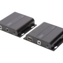 DIGITUS 4K HDMI Extender over IP Receiver Unit over network cable CAT 5/5e/6/7 4K2K/30Hz black