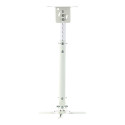 ART RAMP P-107W ART Holder P-107W, 47-76cm to projector white 15KG Mounting to the ceiling