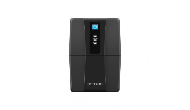 ARMAC UPS Home Line-Interactive H/650E/LED/V2 650VA 2x French Outlets USB-B LED