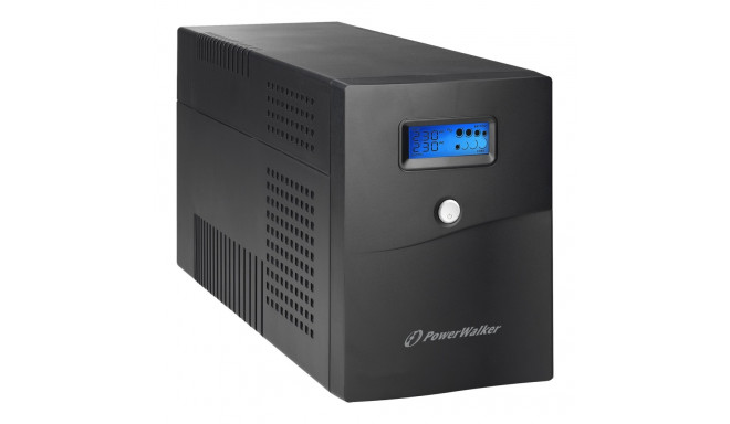 POWERWALKER UPS line-interactive 3000VA SCL 4x Schuko RJ11/RJ45 sisend/väljund USB LCD