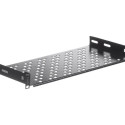 NETRACK 119-100-200-012 Netrack equipment shelf 19 1U/200mm charcoal