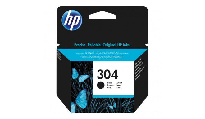 HP 304 tindikassett must standardmaht 120 lehte 1-pack