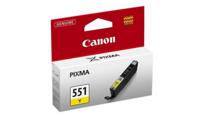 CANON 1LB CLI-551Y tindikassett kollane standardmaht 330 lehte 1-pack