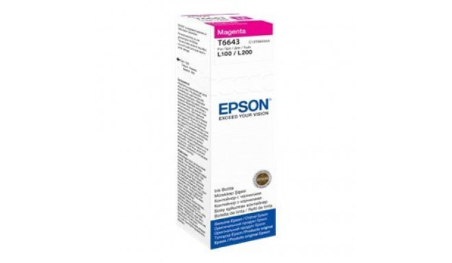 EPSON T6643 MAGENTA INK BOTTLE 70ML