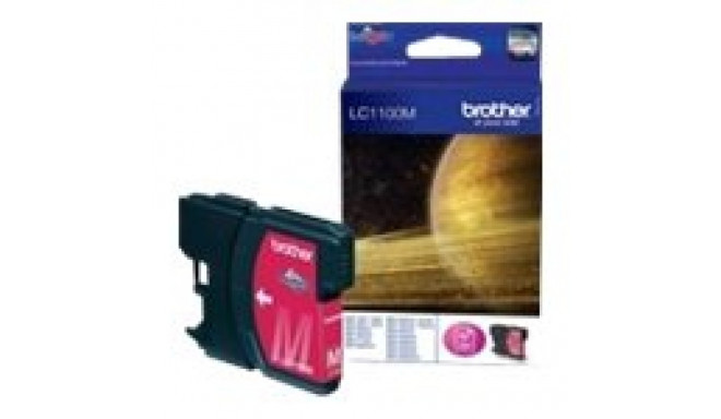 BROTHER LC1100M tindikassett magenta standard 325 lehte DCP-185C 385C 395CN 585CW 6690CW MFC-490CW 7