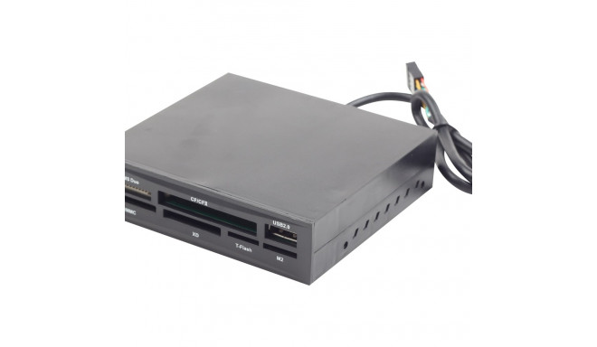 GEMBIRD FDI2-ALLIN1-02-B USB 2.0 internal CF/MD/SM/MS/SDXC/MMC/XD card reader/writer black