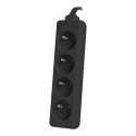 LANBERG power strip 1m 4 sockets for UPS system