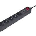 GEMBIRD SPG-5-C-5 surge protector 5 sockets self diagnostic indicator VDE approved german plug power