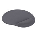 GEMBIRD MP-GEL-GR Gel mouse pad with wrist support grey