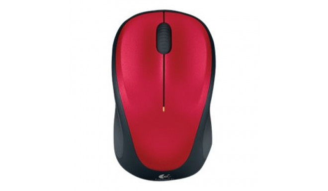 LOGITECH M235 Mouse optical wireless 2.4 GHz USB wireless receiver red
