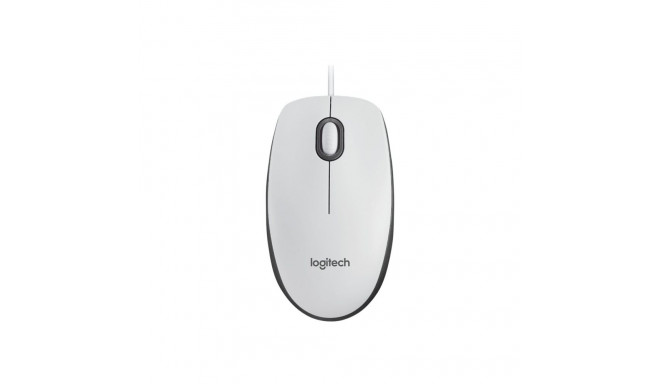 LOGITECH M100 täissuuruses parema- ja vasakukäelistele optiline 3-nupuline juhtmega USB hiir