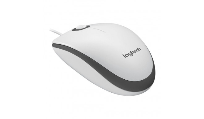 LOGITECH M100 täissuuruses parema- ja vasakukäelistele optiline 3-nupuline juhtmega USB hiir