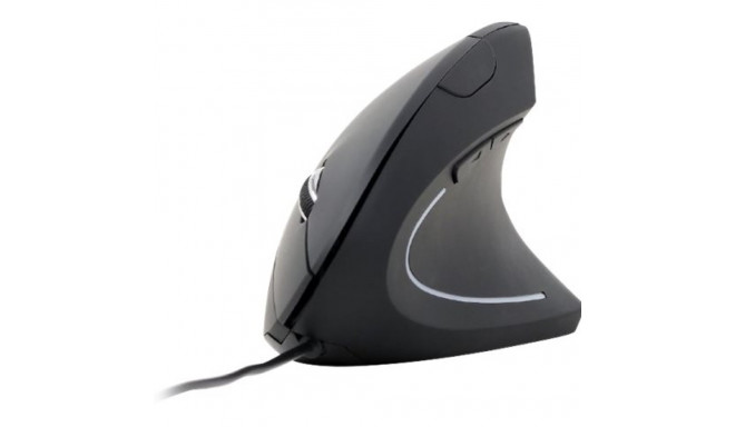 GEMBIRD MUS-ERGO-01 Gembird Ergonomic 6-button optical mouse MUS-ERGO-01, 3200 DPI, USB, Black