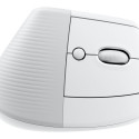 LOGITECH Lift for Mac Vertical Ergonomic Mouse - OFF-WHITE/PALE GREY - EMEA