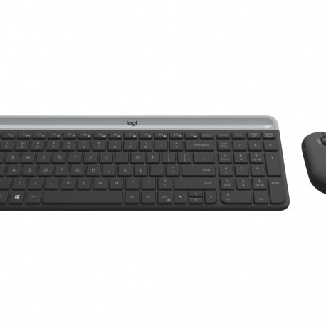 LOGITECH Slim juhtmevaba klaviatuuri ja hiire komplekt MK470 - grafiit - US INTNL - INTNL