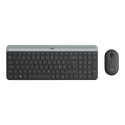 LOGITECH Slim Wireless Keyboard and Mouse Combo MK470 - GRAPHITE - PAN - NORDIC