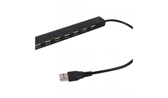 GEMBIRD USB 2.0 7-port hub black