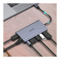 UNITEK D1056A Hub USB-C 2x USB 3.1 HDMI DP RJ45 SD Reader