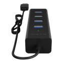 ICYBOX IB-HUB1409-U3 IcyBox 4x Port USB 3.0 Hub, Black