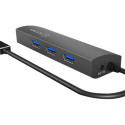 ICYBOX IB-HUB1406-C IcyBox 3x Port USB 3.0 & Gigabit-LAN Hub