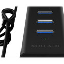 ICYBOX IB-HUB1409-U3 IcyBox 4x Port USB 3.0 Hub, Black